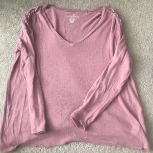 Long Sleeve Pink Sweater